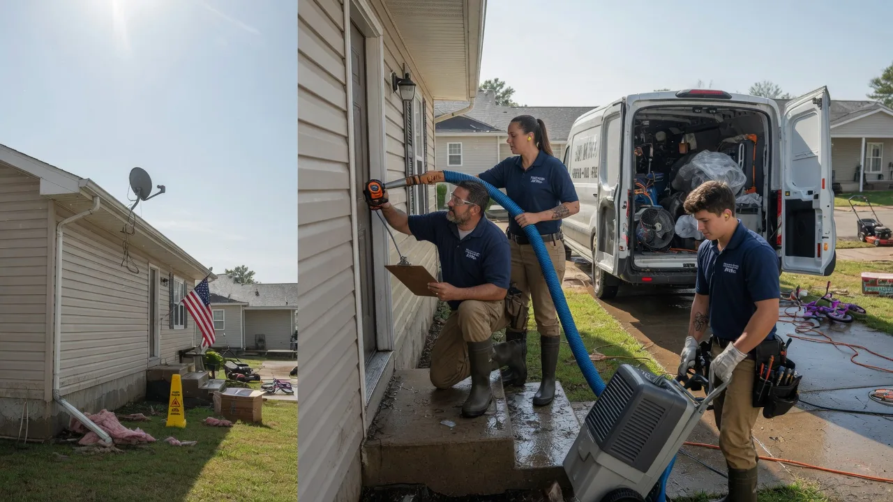 Ceiling Water Damage Restoration in Winona Lake, IN near me
